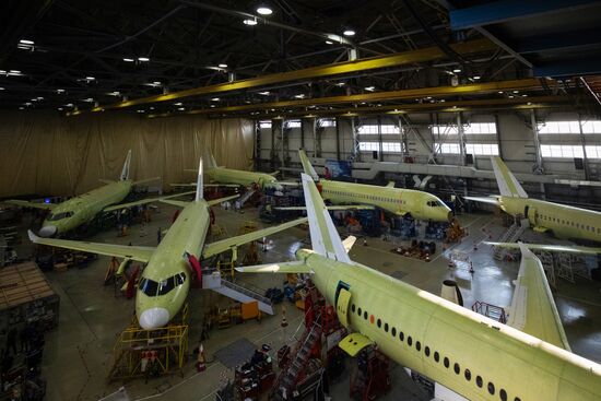Russia New SSJ Passenger Jet Production