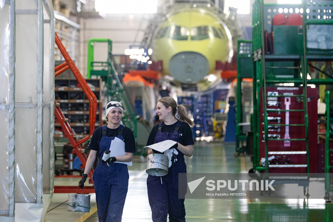 Russia New SSJ Passenger Jet Production