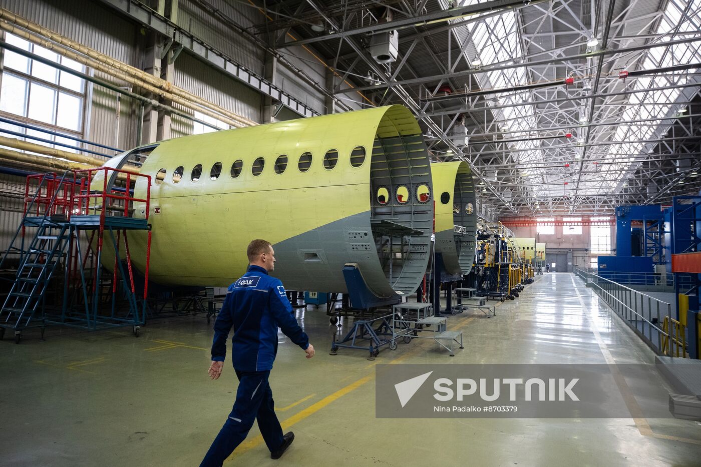 Russia New SSJ Passenger Jet Production