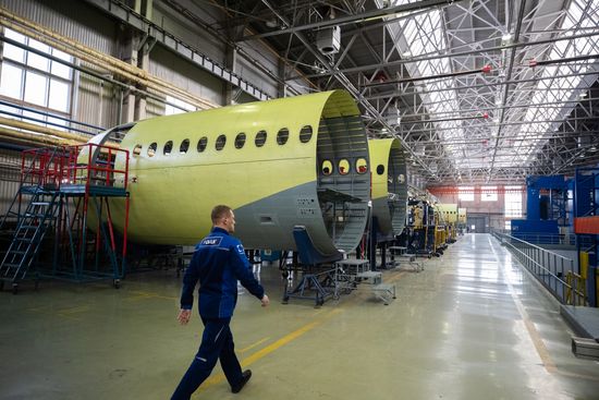 Russia New SSJ Passenger Jet Production