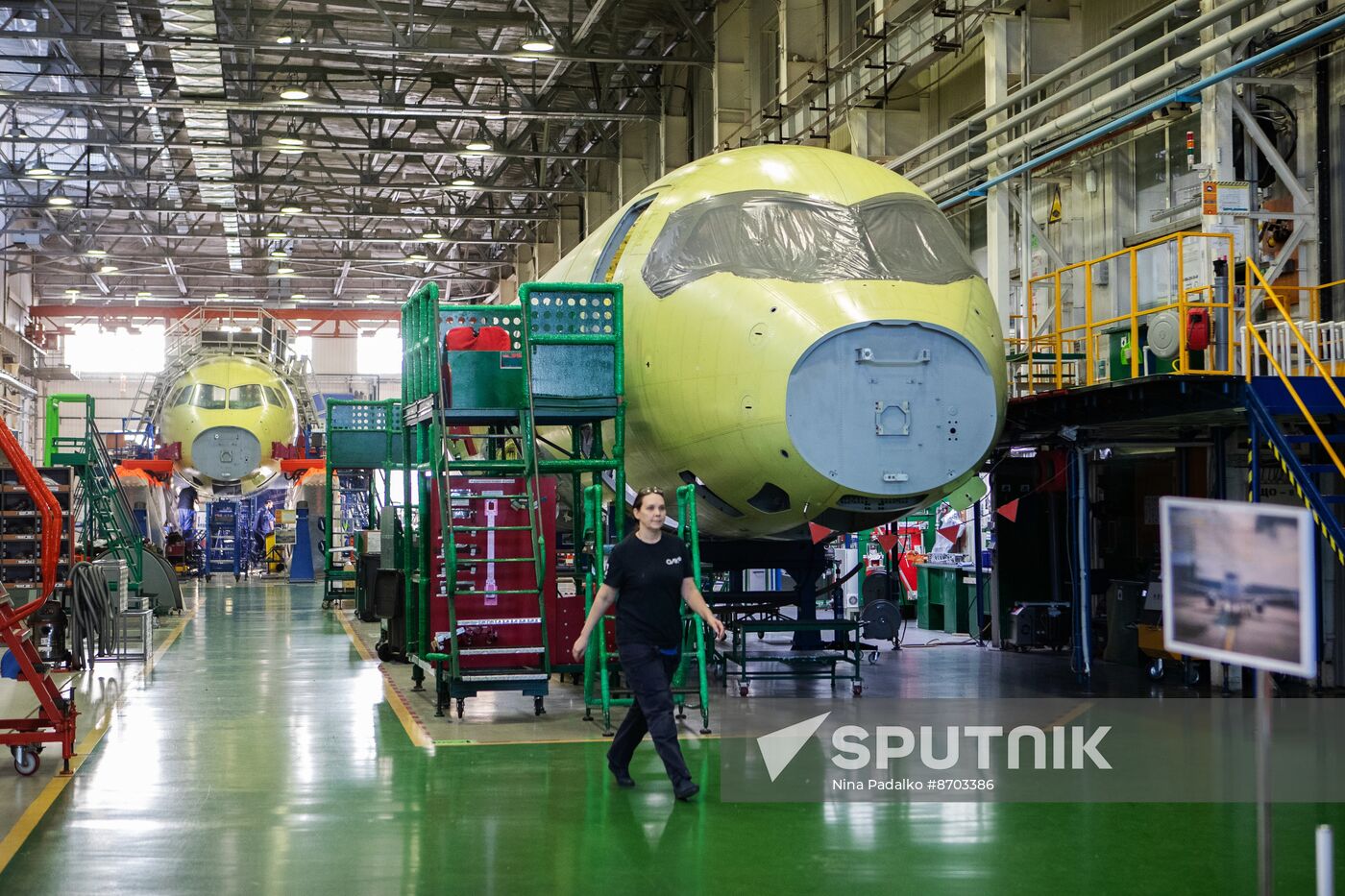 Russia New SSJ Passenger Jet Production