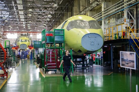Russia New SSJ Passenger Jet Production
