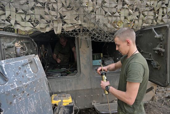 Russia Ukraine Military Operation Motor Rifle Unit