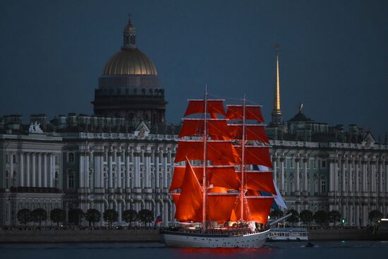 Russia Scarlet Sails Show Rehearsal