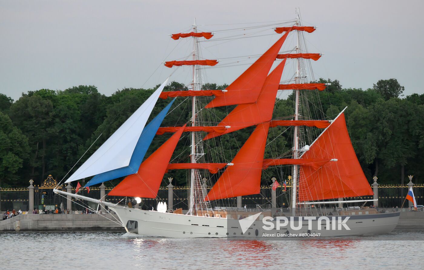 Russia Scarlet Sails Show Rehearsal