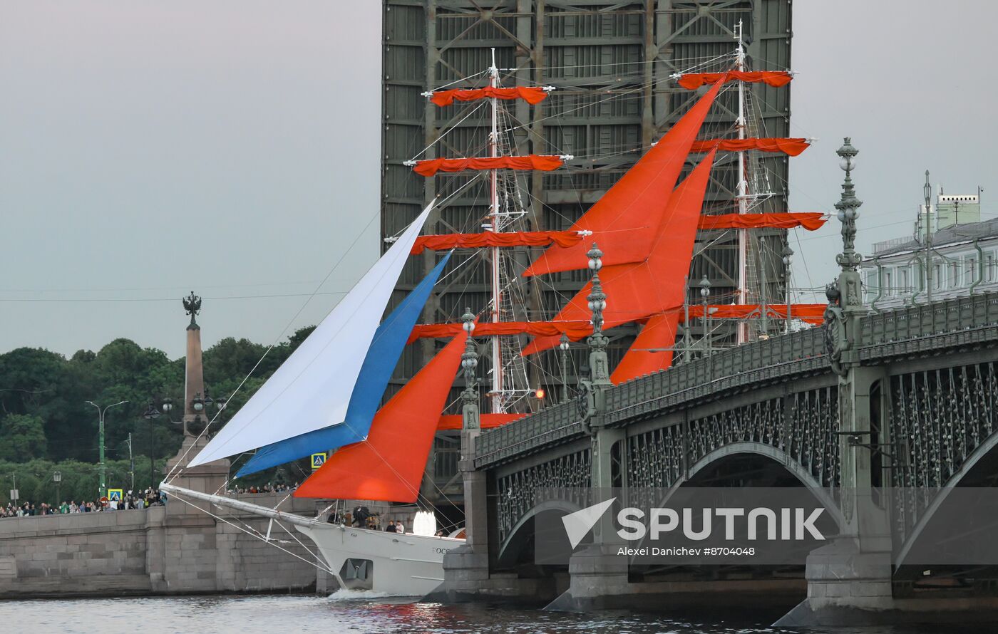 Russia Scarlet Sails Show Rehearsal