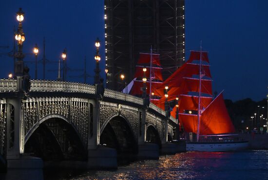 Russia Scarlet Sails Show Rehearsal