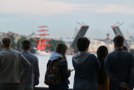 Russia Scarlet Sails Show Rehearsal
