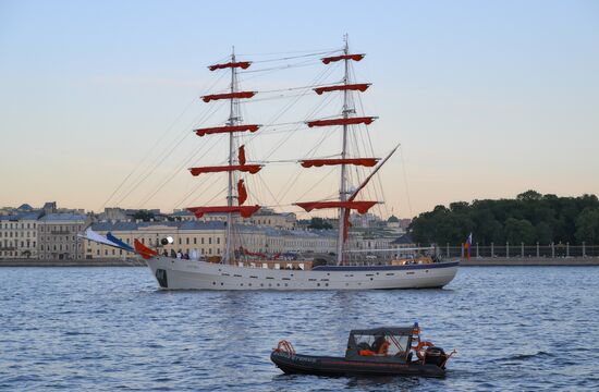 Russia Scarlet Sails Show Rehearsal