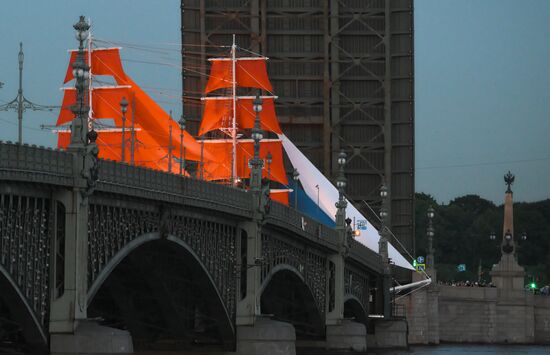 Russia Scarlet Sails Show Rehearsal