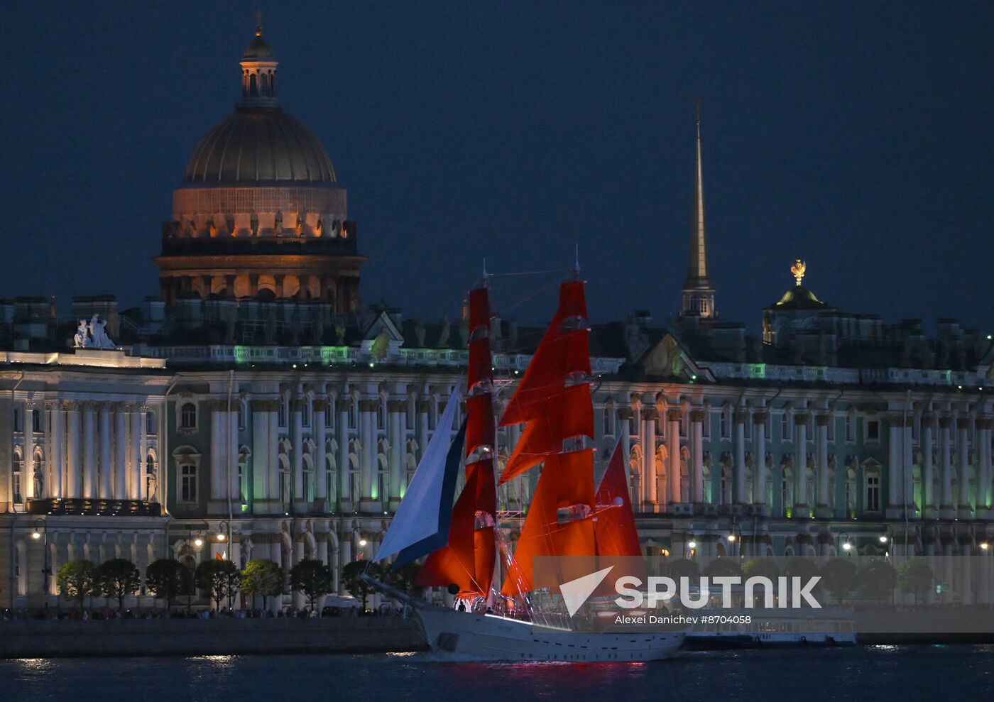 Russia Scarlet Sails Show Rehearsal