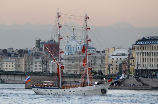 Russia Scarlet Sails Show Rehearsal