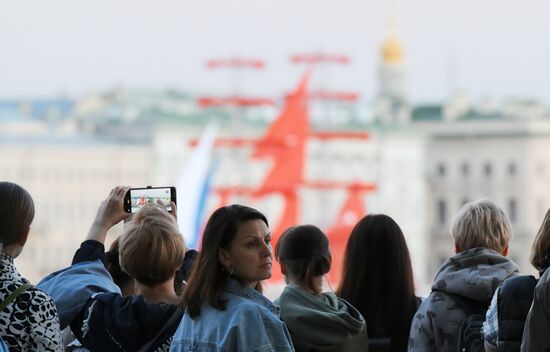 Russia Scarlet Sails Show Rehearsal