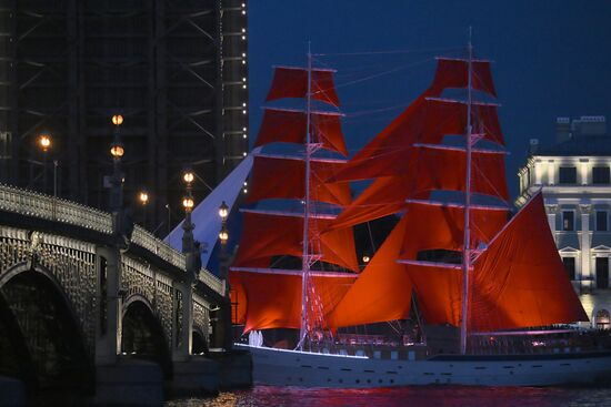 Russia Scarlet Sails Show Rehearsal