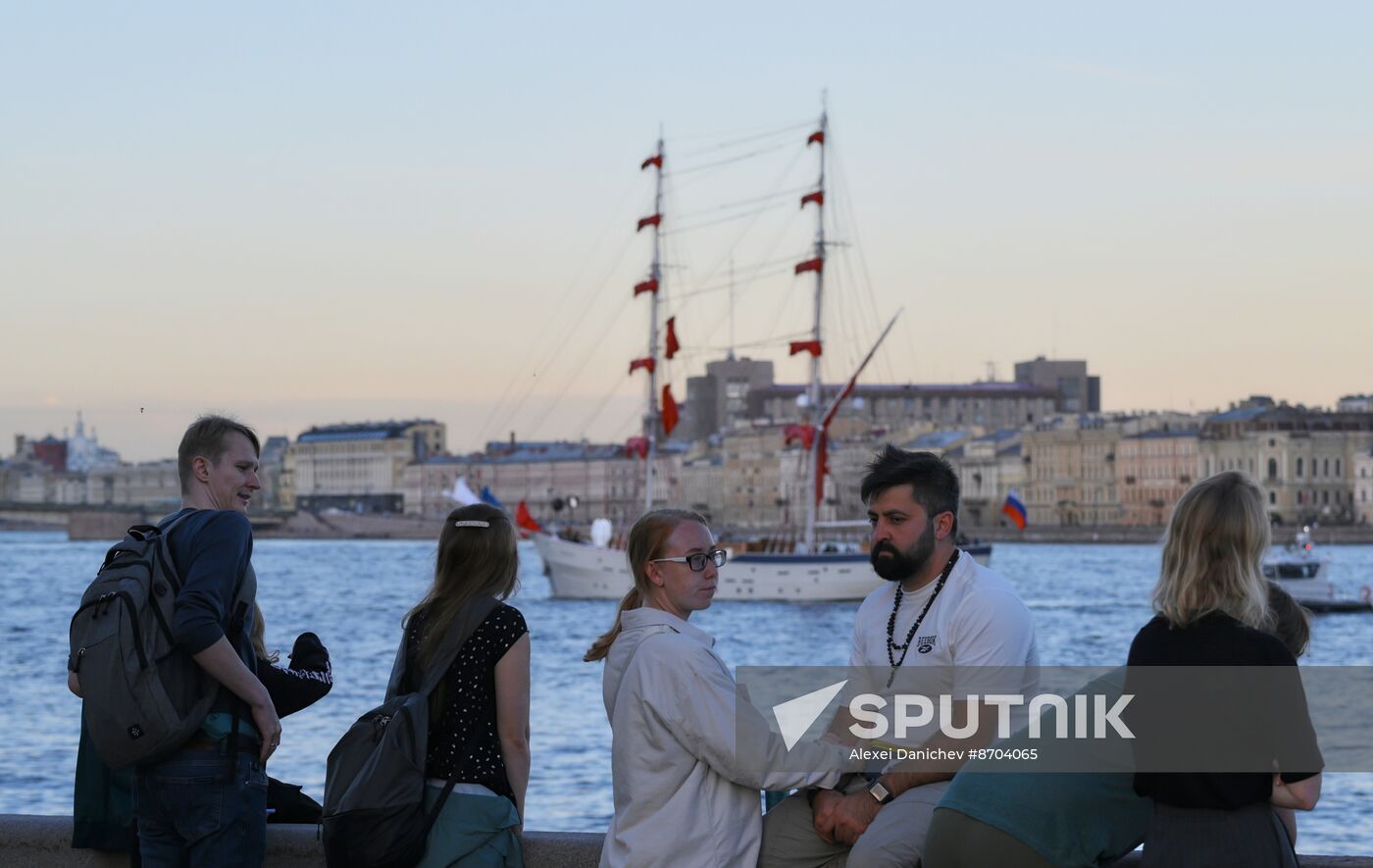 Russia Scarlet Sails Show Rehearsal