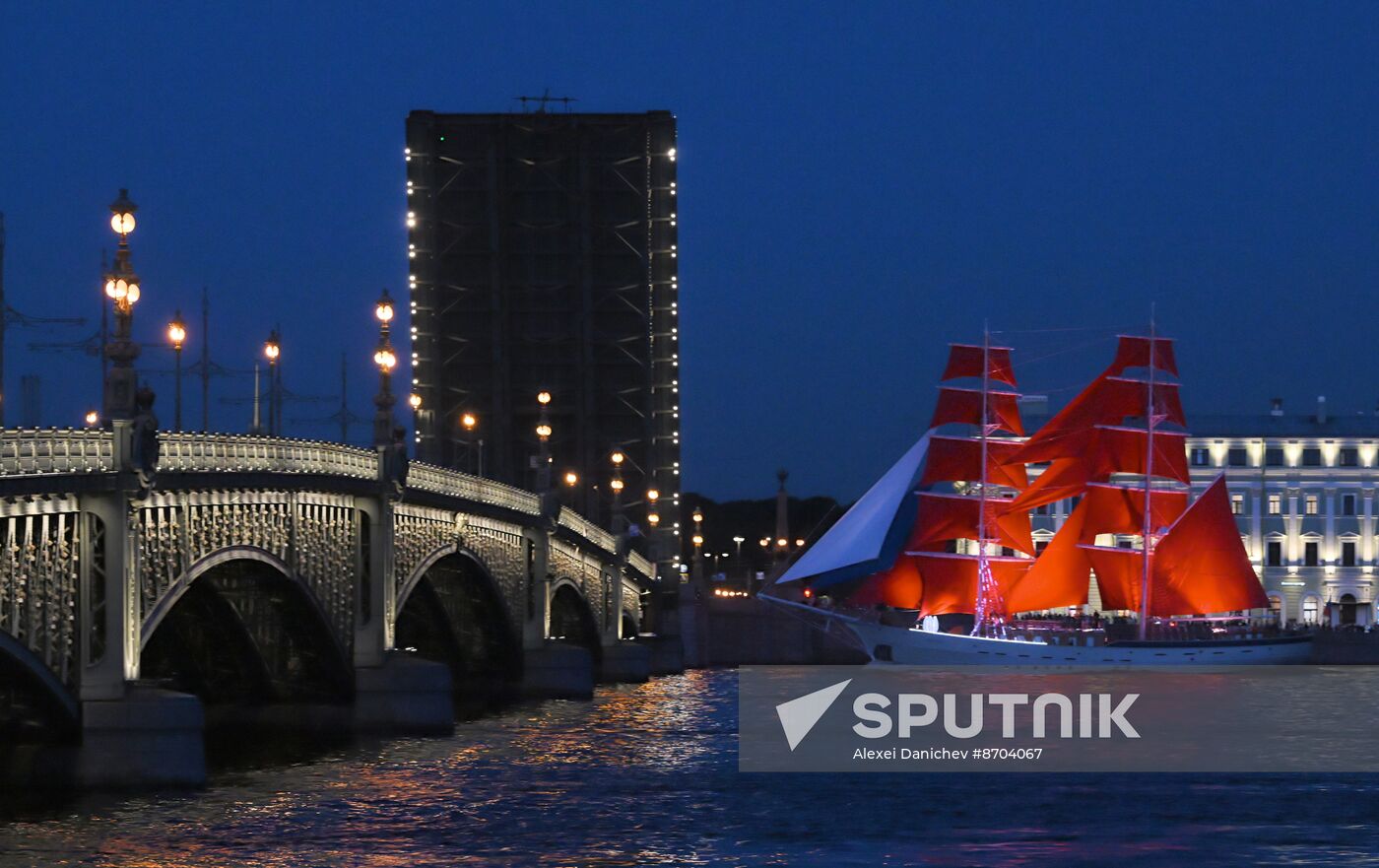 Russia Scarlet Sails Show Rehearsal