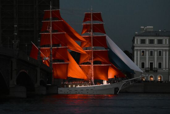 Russia Scarlet Sails Show Rehearsal