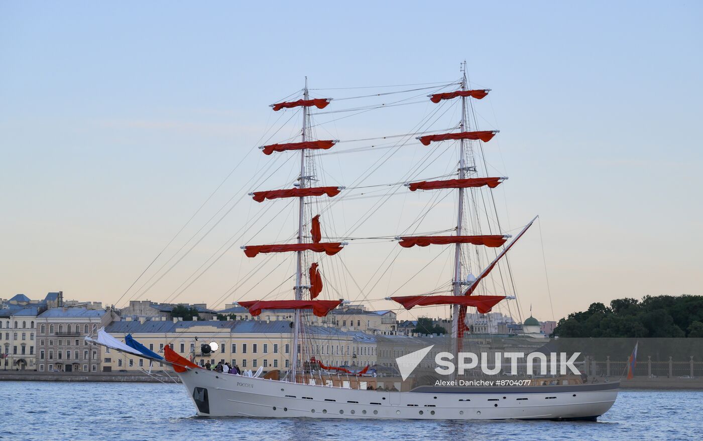 Russia Scarlet Sails Show Rehearsal