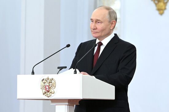 Russia Putin State Awards Presentation