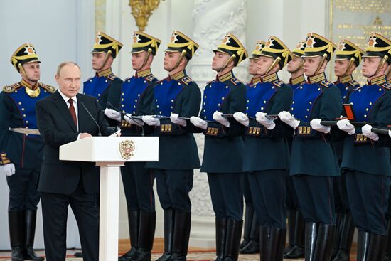 Russia Putin State Awards Presentation