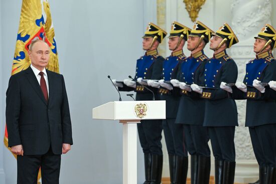 Russia Putin State Awards Presentation
