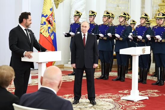 Russia Putin State Awards Presentation