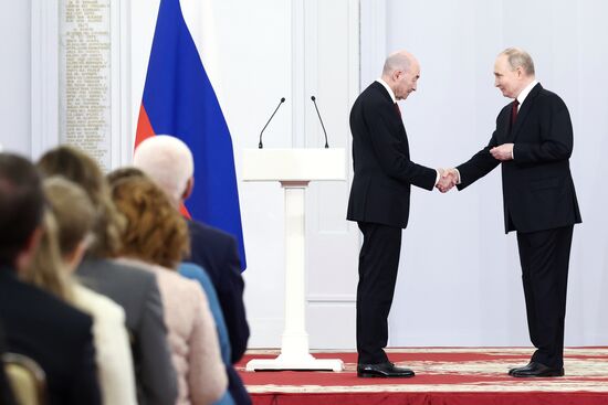 Russia Putin State Awards Presentation