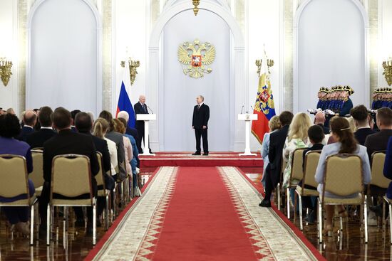 Russia Putin State Awards Presentation