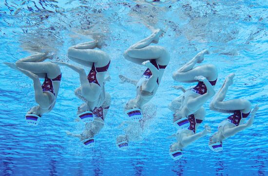 Russia BRICS Sports Games Artistic Swimming Training