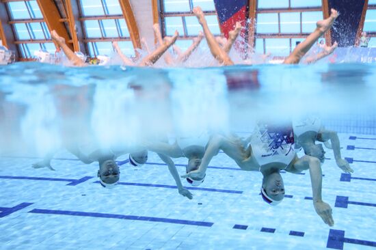 Russia BRICS Sports Games Artistic Swimming Training