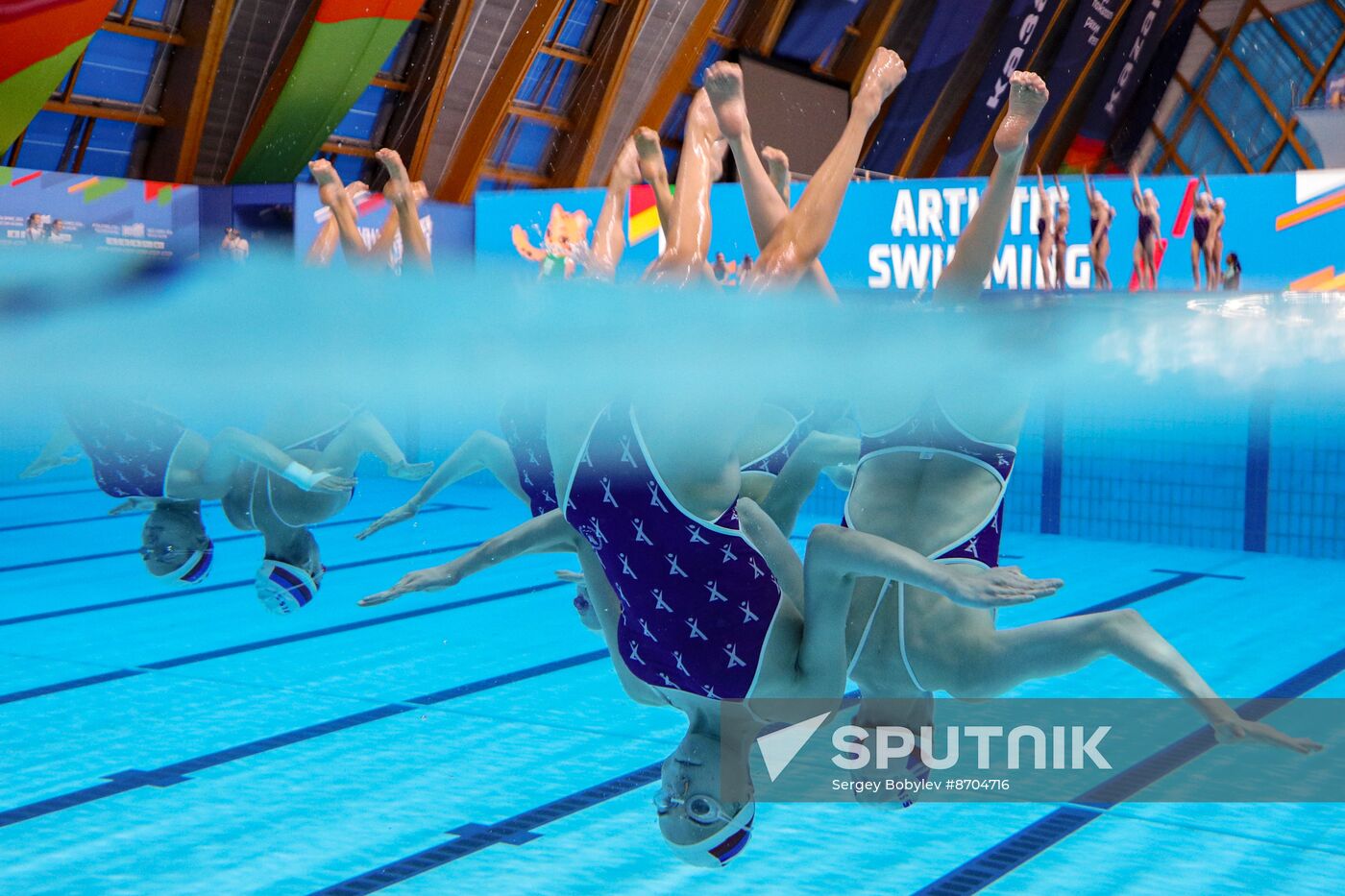 Russia BRICS Sports Games Artistic Swimming Training