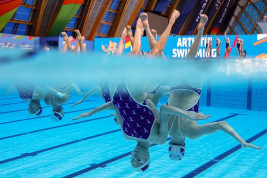 Russia BRICS Sports Games Artistic Swimming Training