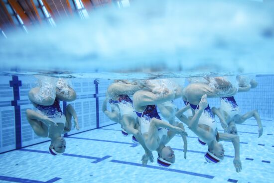 Russia BRICS Sports Games Artistic Swimming Training