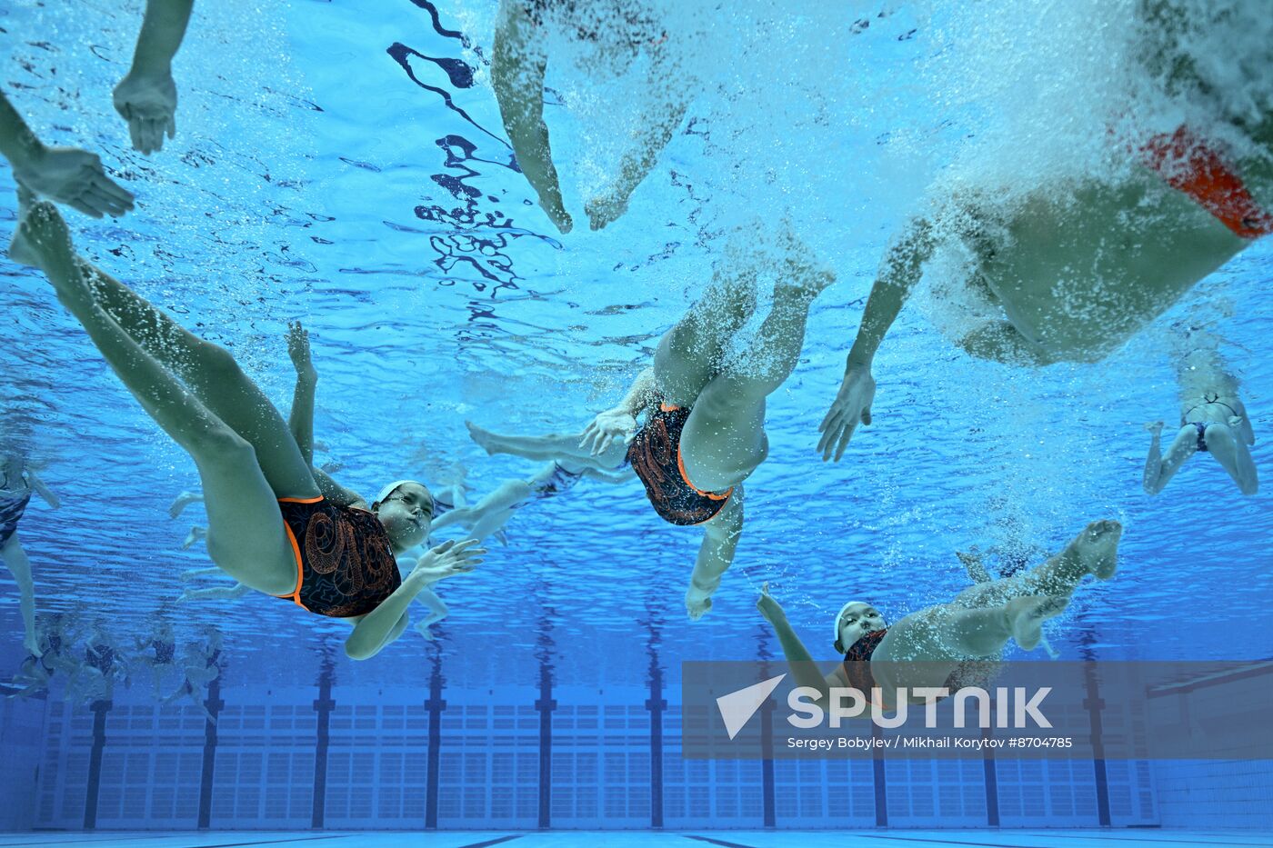 Russia BRICS Sports Games Artistic Swimming Training