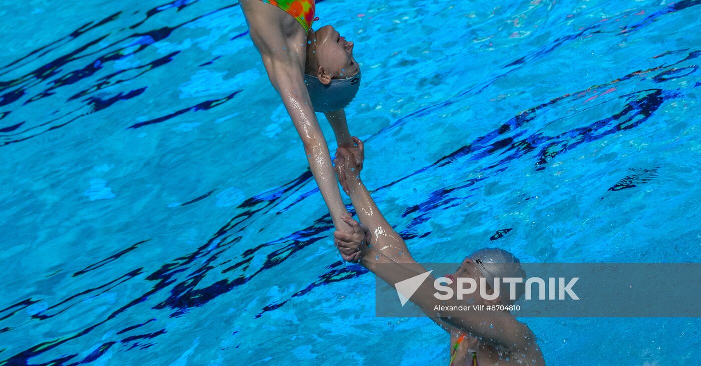 Russia BRICS Sports Games Artistic Swimming Training