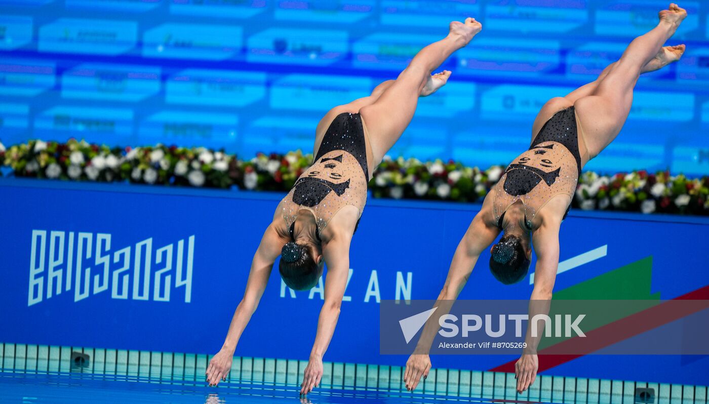 Russia BRICS Sports Games Artistic Swimming Duet Technical Routine