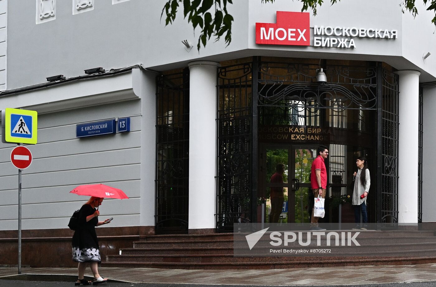 Russia Economy MOEX Sanctions