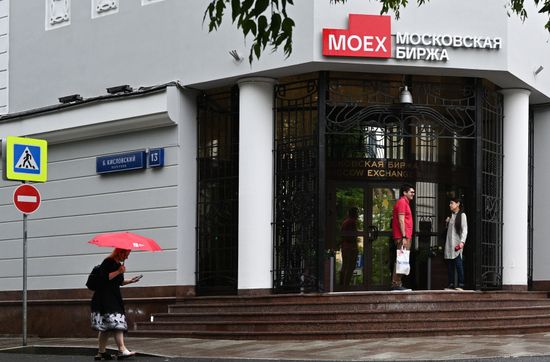 Russia Economy MOEX Sanctions