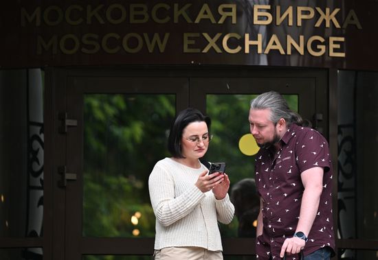 Russia Economy MOEX Sanctions