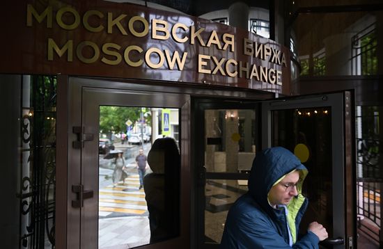 Russia Economy MOEX Sanctions