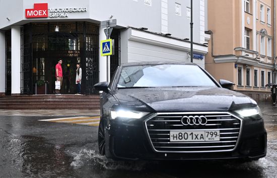Russia Economy MOEX Sanctions