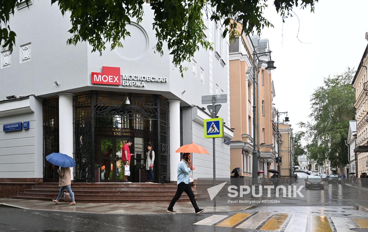 Russia Economy MOEX Sanctions