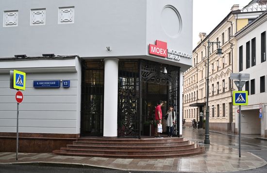 Russia Economy MOEX Sanctions