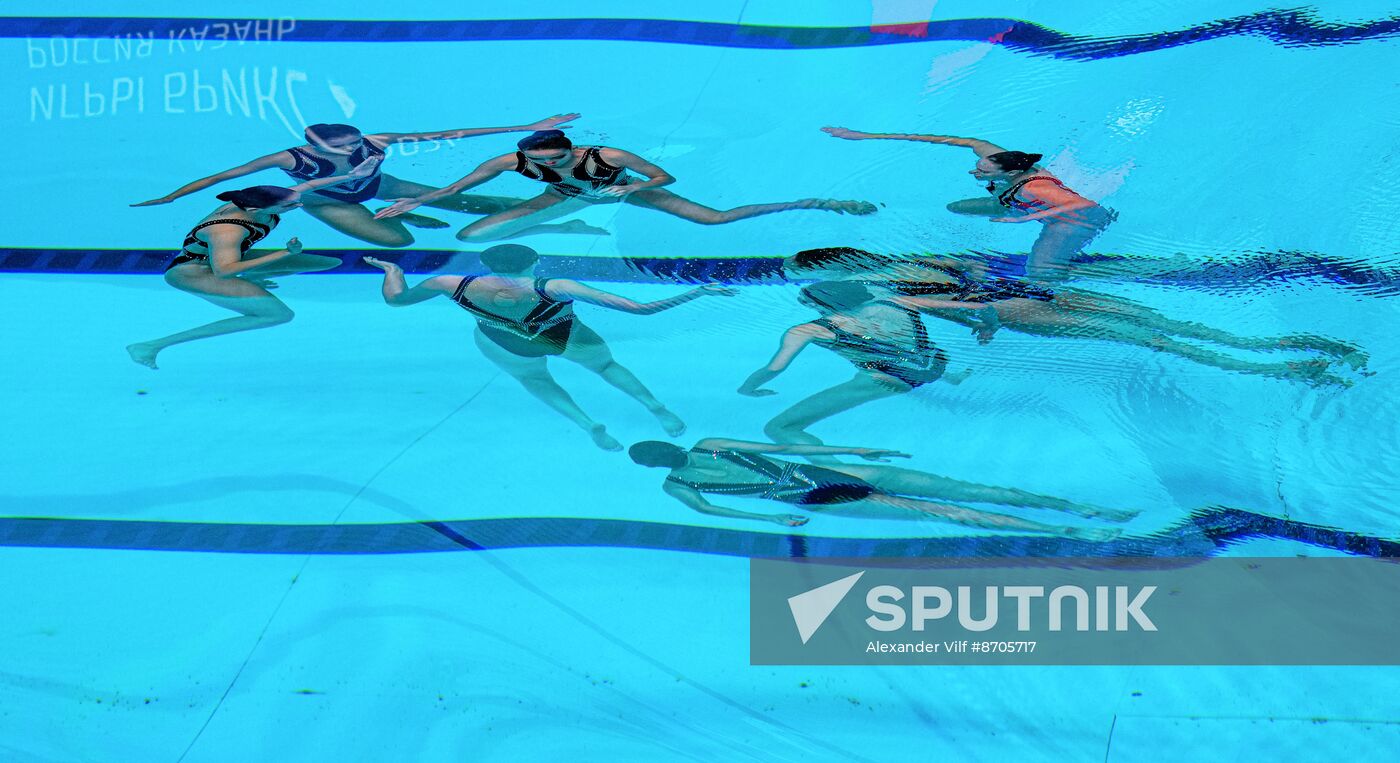 Russia BRICS Sports Games Artistic Swimming Acrobatic Routine