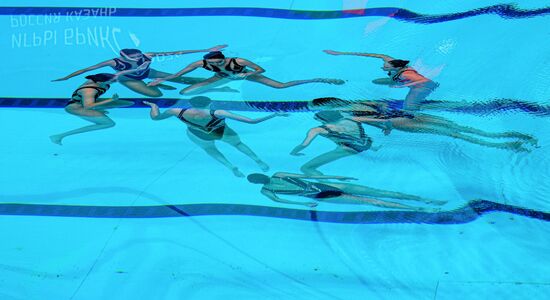 Russia BRICS Sports Games Artistic Swimming Acrobatic Routine