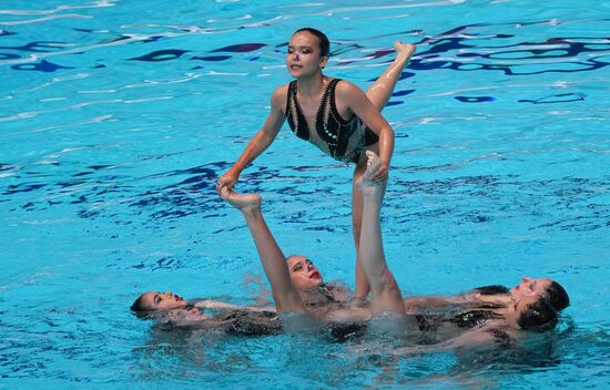 Russia BRICS Sports Games Artistic Swimming Acrobatic Routine