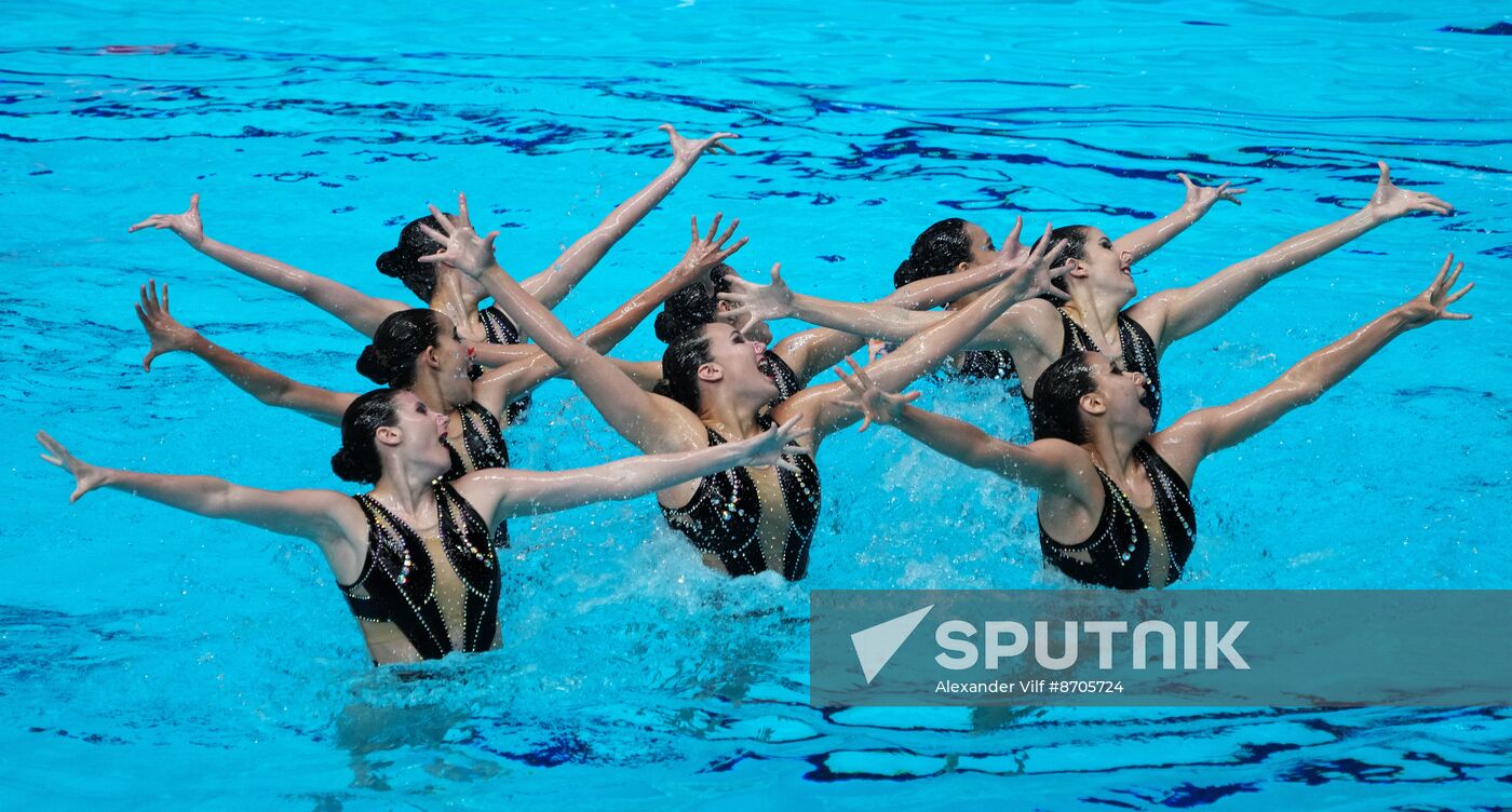 Russia BRICS Sports Games Artistic Swimming Acrobatic Routine