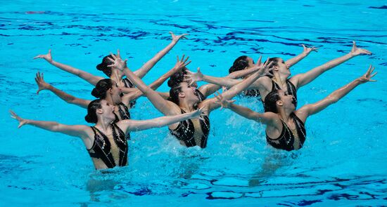 Russia BRICS Sports Games Artistic Swimming Acrobatic Routine