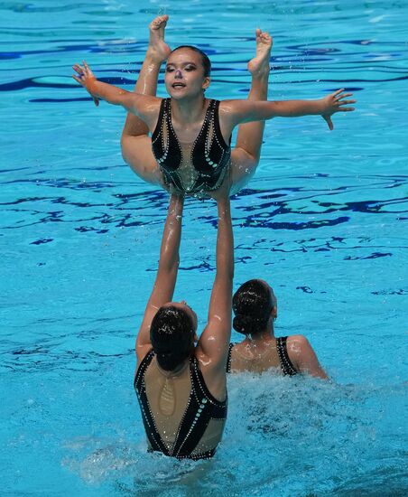 Russia BRICS Sports Games Artistic Swimming Acrobatic Routine