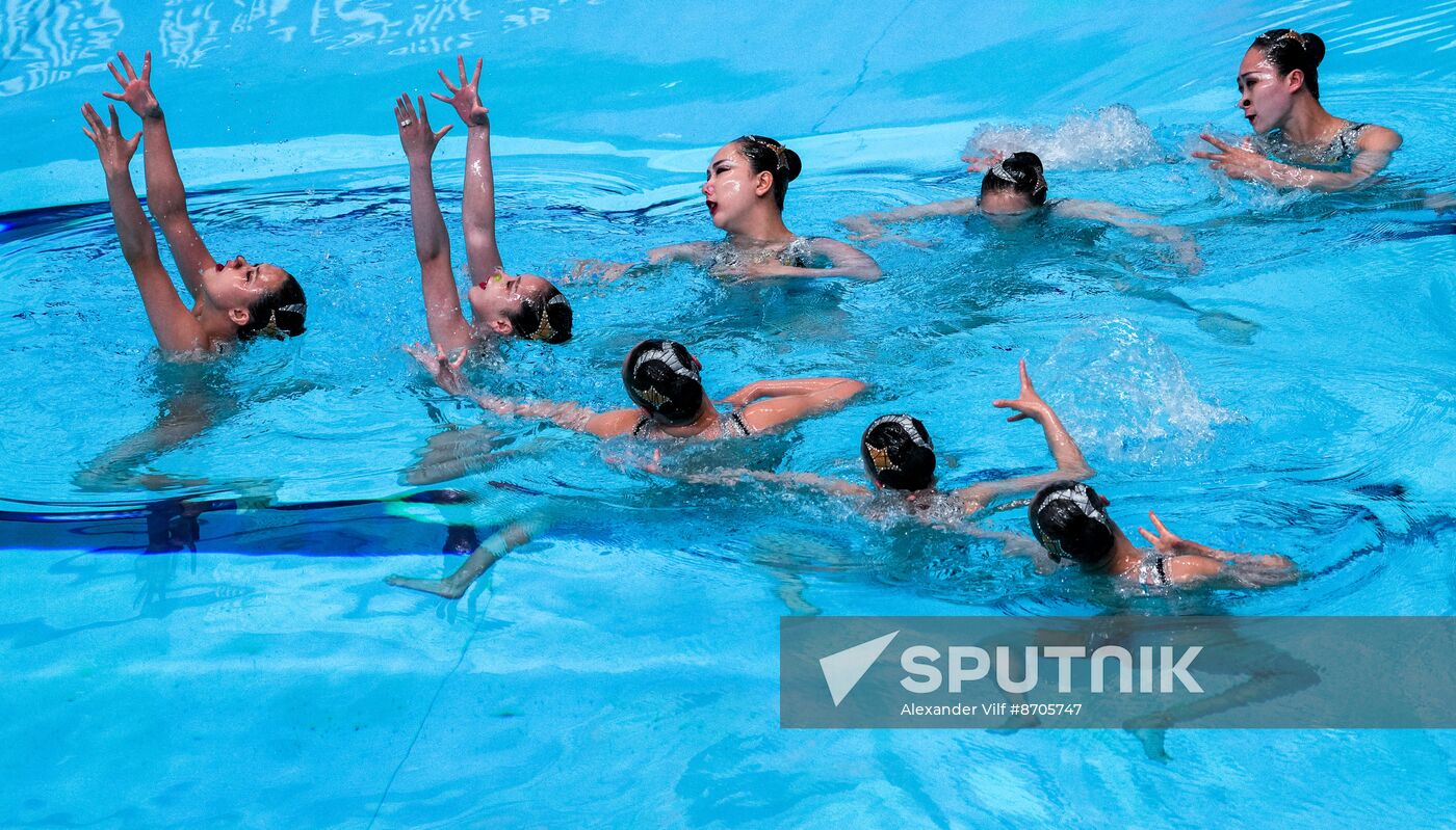 Russia BRICS Sports Games Artistic Swimming Acrobatic Routine